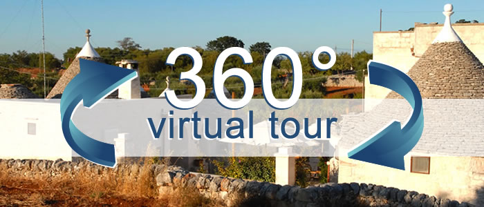 Click per visualizzare il Virtual Tour di B&B I Trulli di Pastore