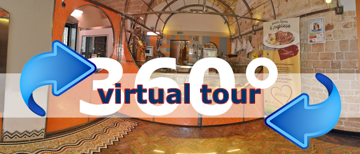 Click per visualizzare il Virtual Tour di Braceria Scarangella