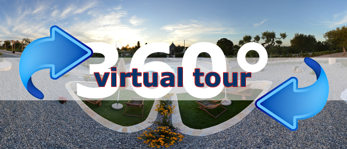 Click per visualizzare il Virtual Tour di Trullo del Bosco Felice